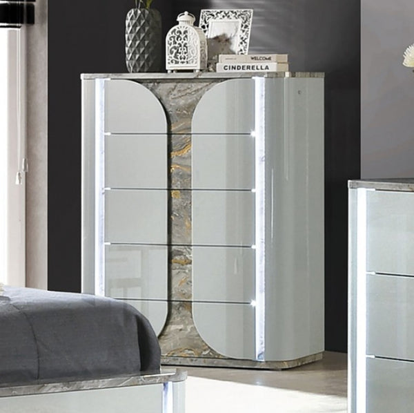 Vincenzo Modern High Gloss Finish Chest