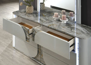 Vincenzo Modern High Gloss Finish Dresser