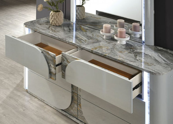 Vincenzo Modern High Gloss Finish Dresser