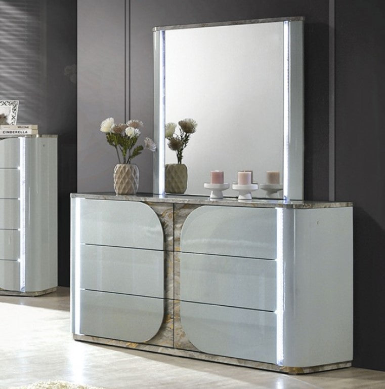 Vincenzo Modern High Gloss Finish Dresser