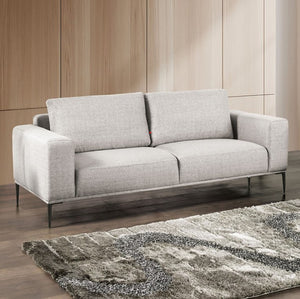 Vinny Contemporary Style Chenille Fabric Gray Sofa