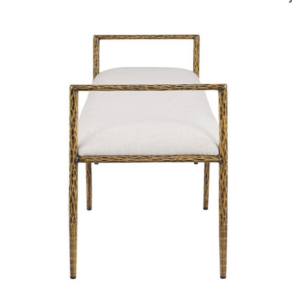 Vladi Contemporary Style Fully Upholstered Bench Side