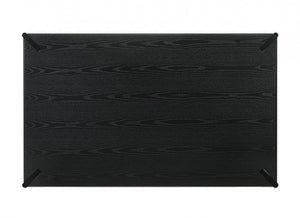 Waldo Transitional Style Black Dining Table Top