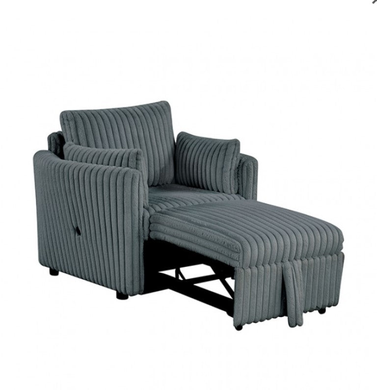 Wren Dark Gray Pull-Out Sleeper Chair