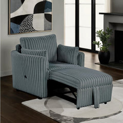 Wren Dark Gray Pull-Out Sleeper Chair