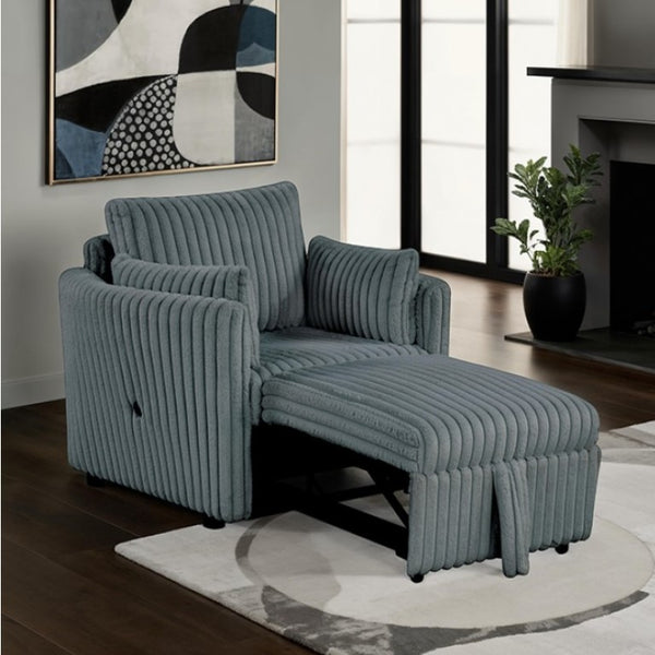 Wren Dark Gray Pull-Out Sleeper Chair